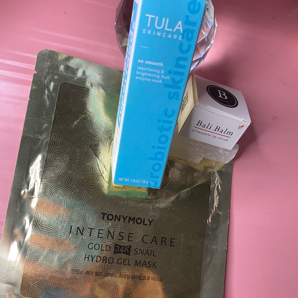 Tula, Bali balm & Tony Moly skincare bundle